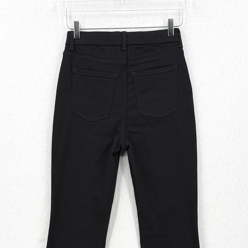 SPANX High Rise Flare Jeans Women 6 Regular Black Stretch Slimming Tummy Control - Picture 6 of 16